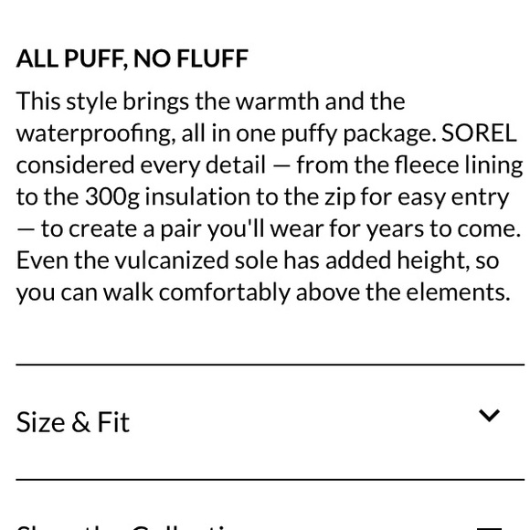 Sorel Out N About Puffy black zip shoes Sz 5 New with Tags - Picture 10 of 10